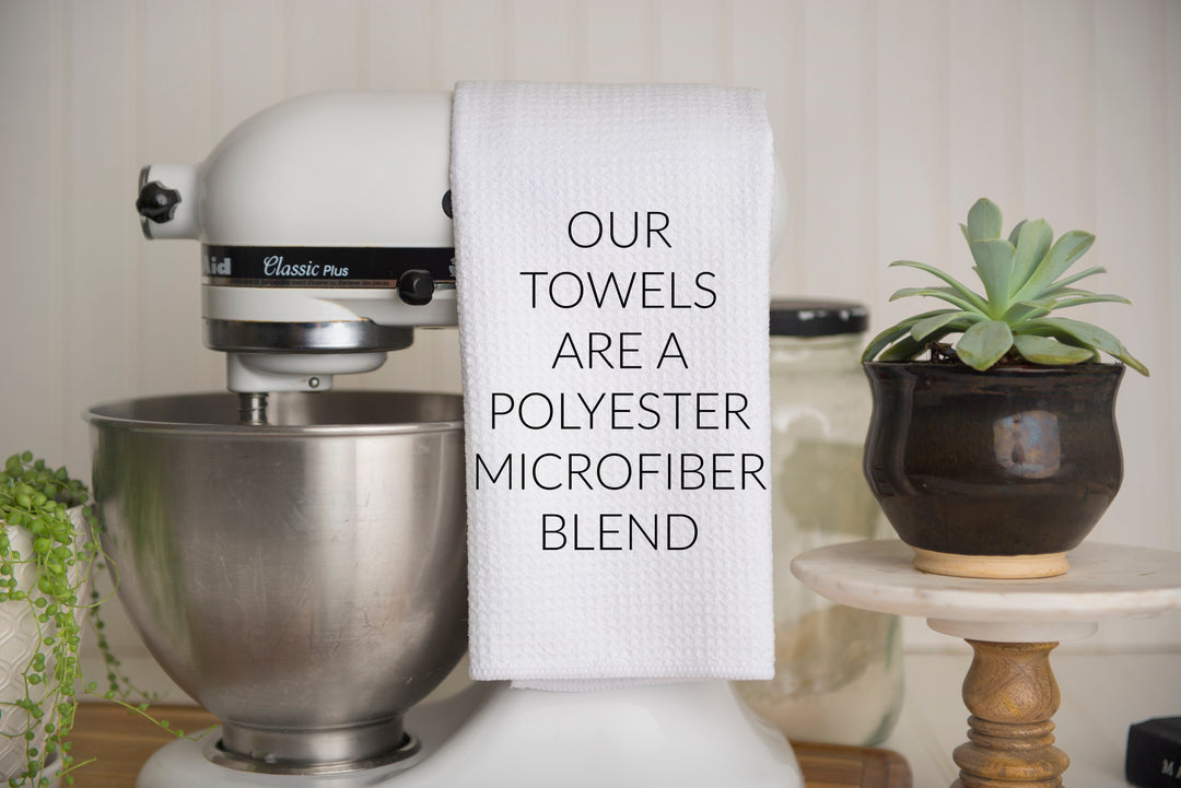 Christmas Siberian Husky Microfiber Waffle Weave Kitchen Towels