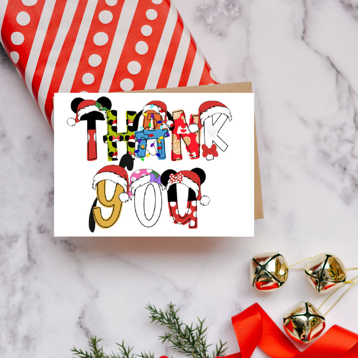 Christmas Hand Drawn Thank You Cards