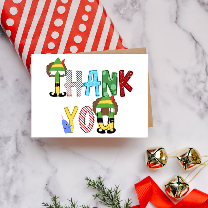 Christmas Hand Drawn Thank You Cards