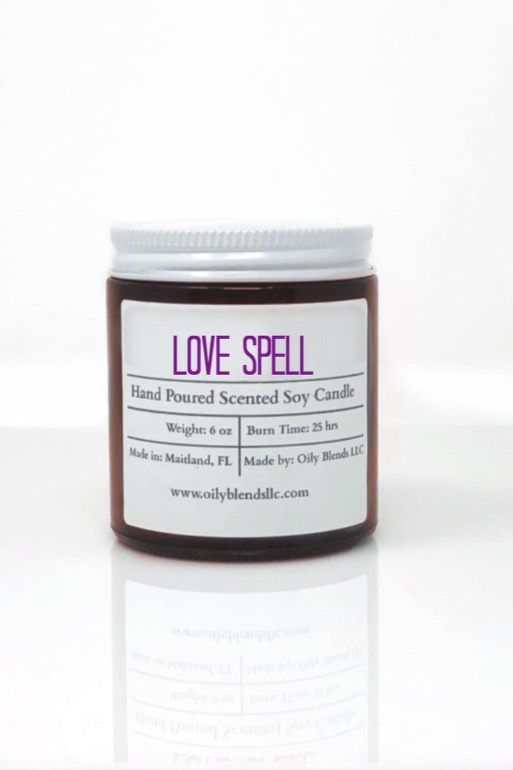 Romance Candles -  25 Hour Burn Time Soy Wax Candles - Simply Crafty