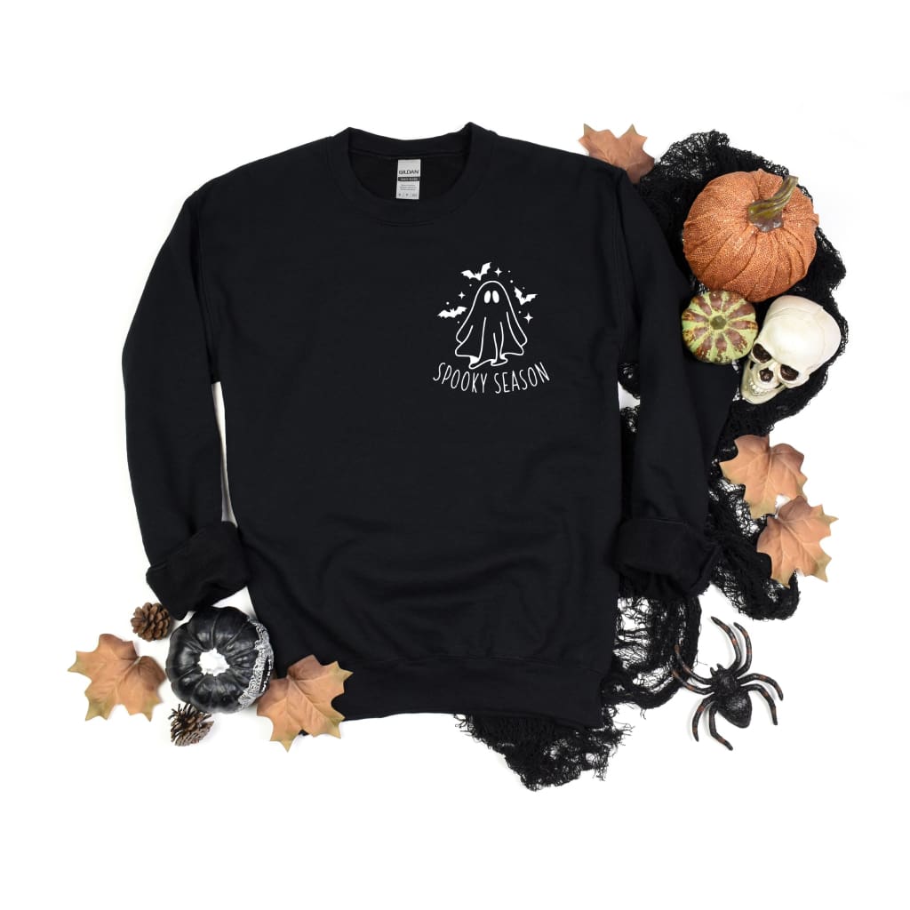 Fall Pumpkin Pullover Gildan Crew Ladies Sweatshirt - Simply Crafty