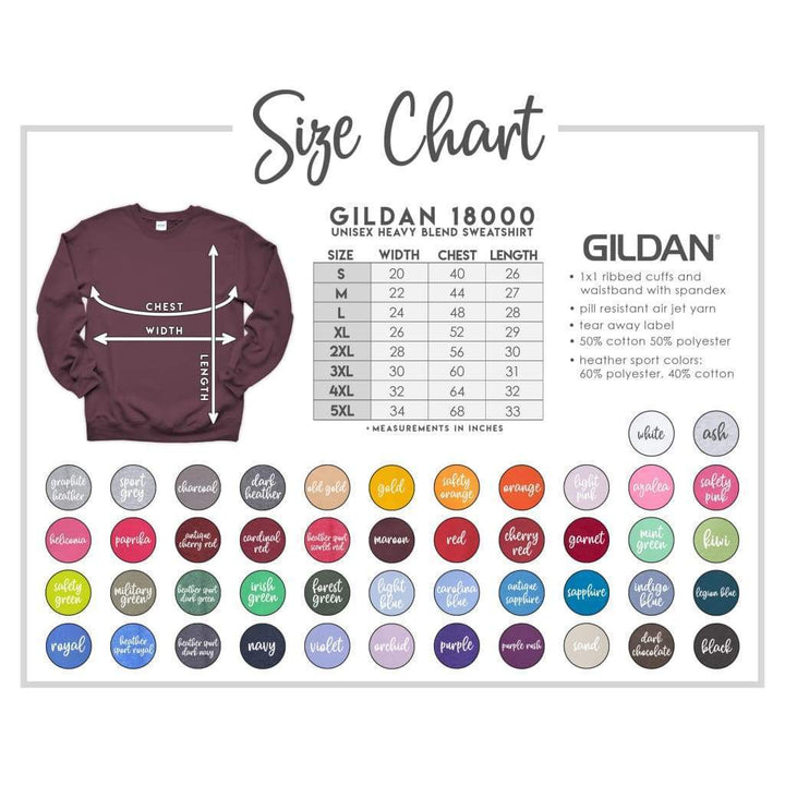 Fall Pumpkin Pullover Gildan Crew Ladies Sweatshirt - Simply Crafty