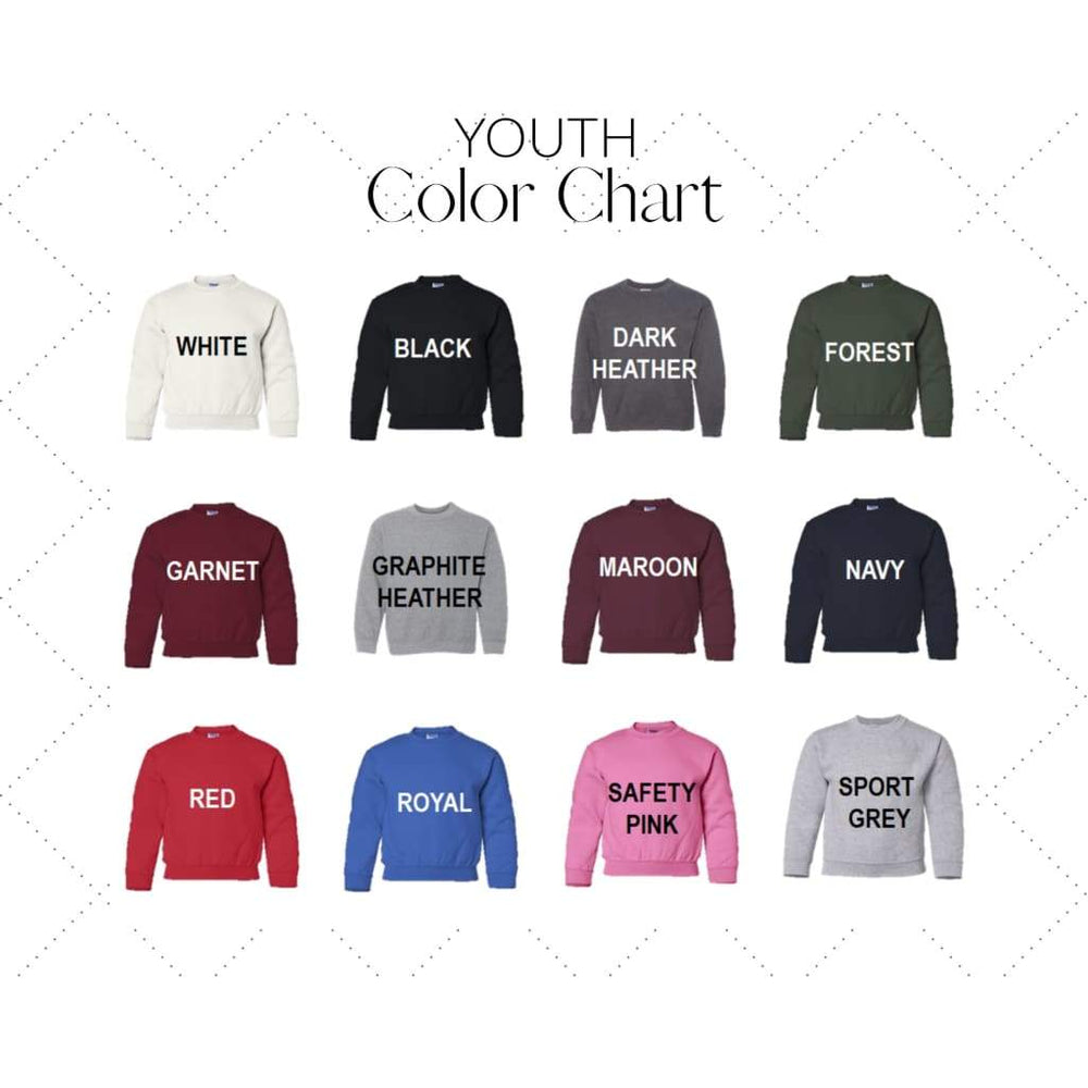 Halloween Spooky Season Pullover Gildan Crew Ladies Sweatshirt - Simply Crafty