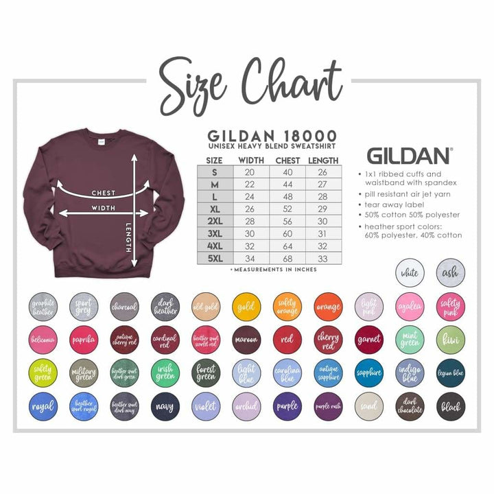 Hanukkah Eight Crazy Nights Pullover Gildan Crew Neck Sweatshirt - Simply Crafty