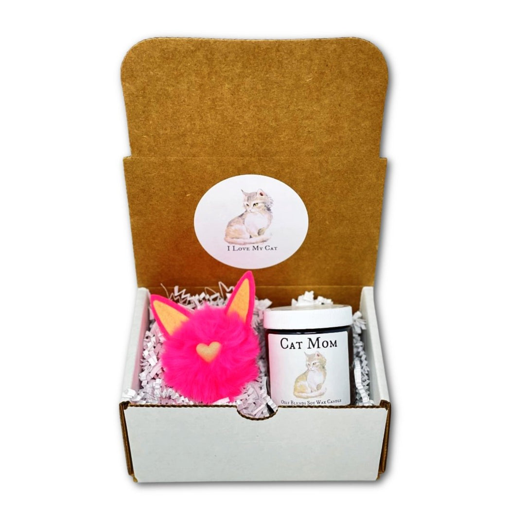 I Love My Cat Gift Box Cat Dog Mom Dad Grandma Grandpa Soy Wax Candle Plush Pet - Oily BlendsI Love My Cat Gift Box Cat Dog Mom Dad Grandma Grandpa Soy Wax Candle Plush Pet