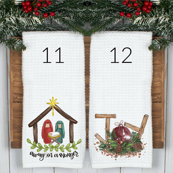 Christian, Christmas Tea Towels, Christmas Decor, Religious Gifts for Mom,