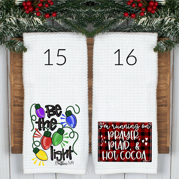 Christian, Christmas Tea Towels, Christmas Decor, Religious Gifts for Mom,