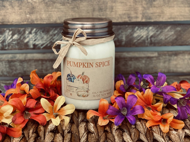 Jumbo Fall Scented Candles - 100 Hour Burn Time Soy Wax Candles - Oily BlendsJumbo Fall Scented Candles - 100 Hour Burn Time Soy Wax Candles