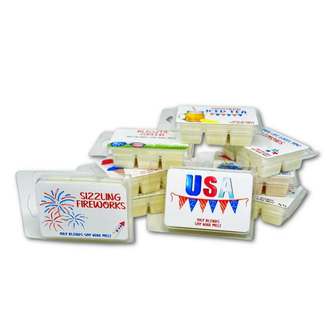 Patriotic Soy Wax Melts - Oily BlendsPatriotic Soy Wax Melts