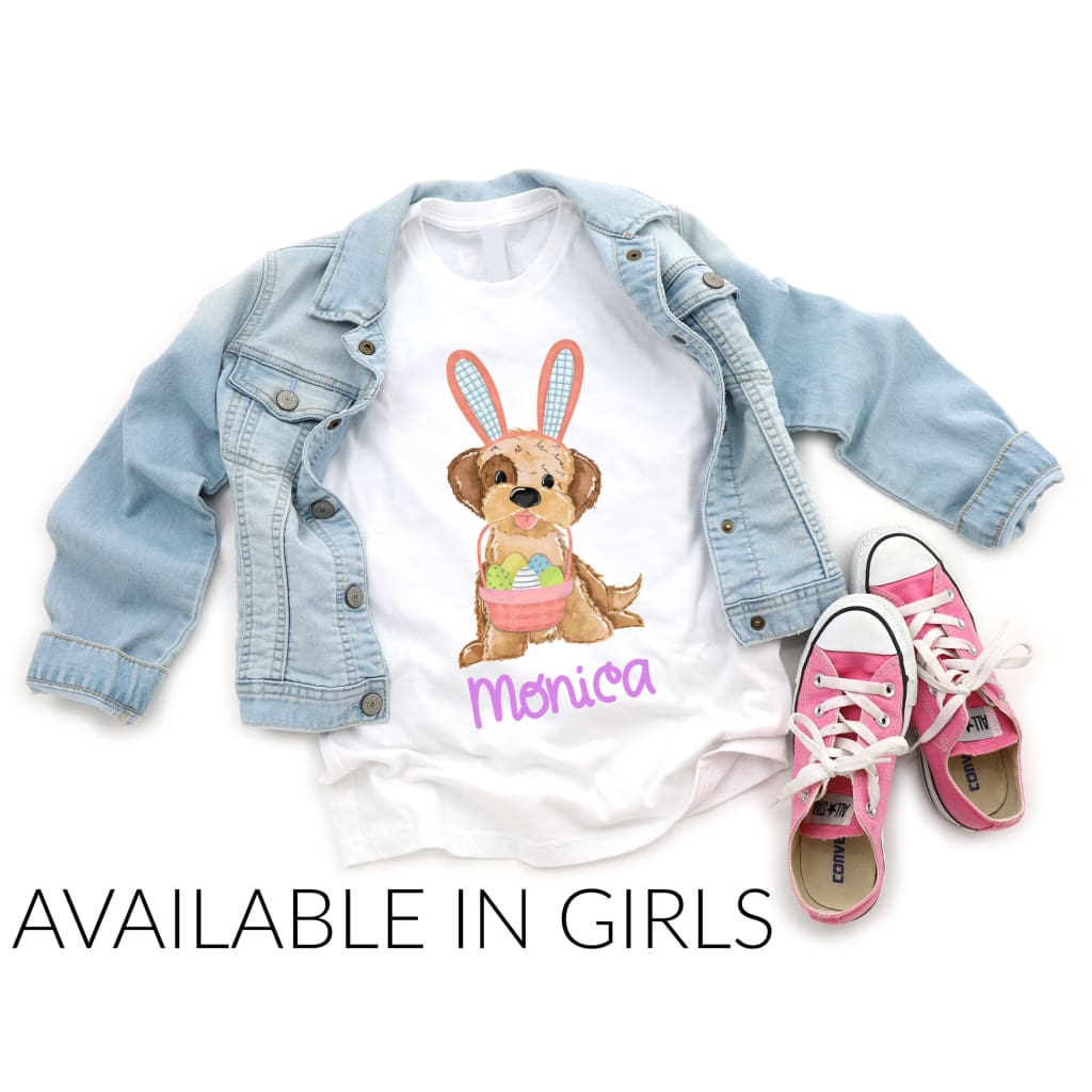 Personalized Dog Boys Easter Shirt - Simply Crafty