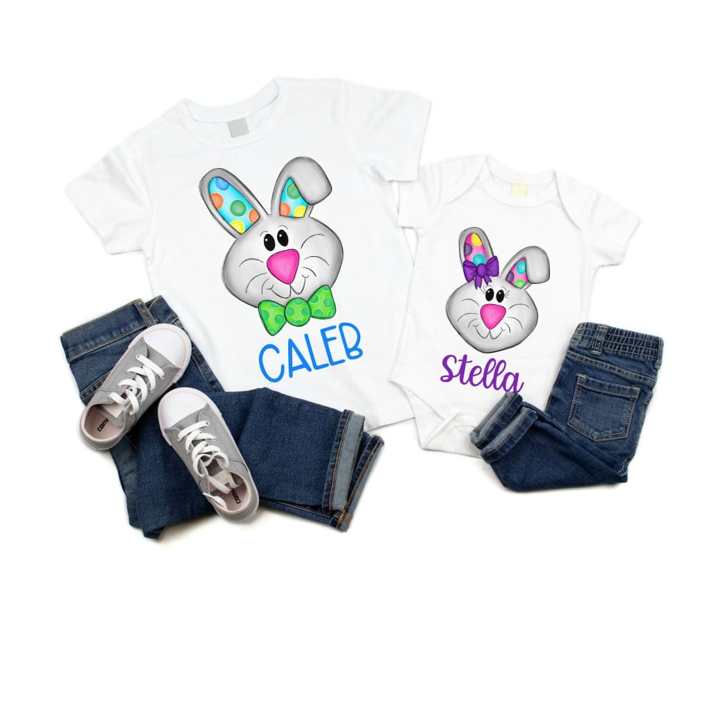 Personalized Baby Girl Easter Outfit - Toddler Girl Easter Shirt