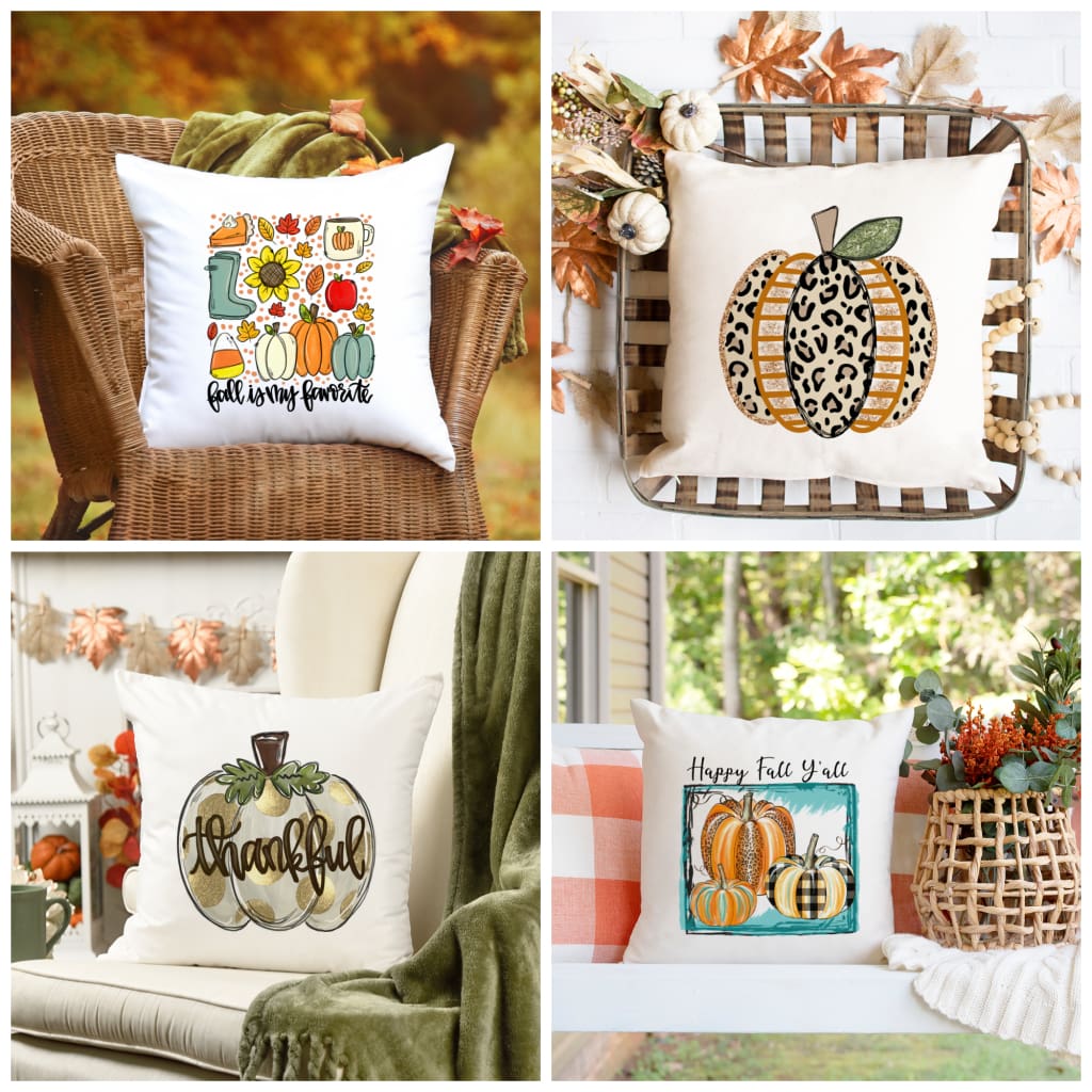 Ready to Ship Fall Throw Pillows - Simply Crafty