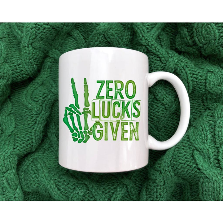 St Patrick's Day Go Luck Yourself 11 oz Ceramic Coffee Mug - Simply Crafty