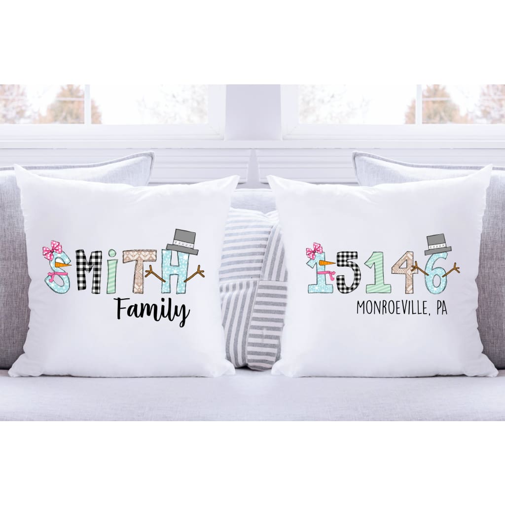 Personalized Family Pillow