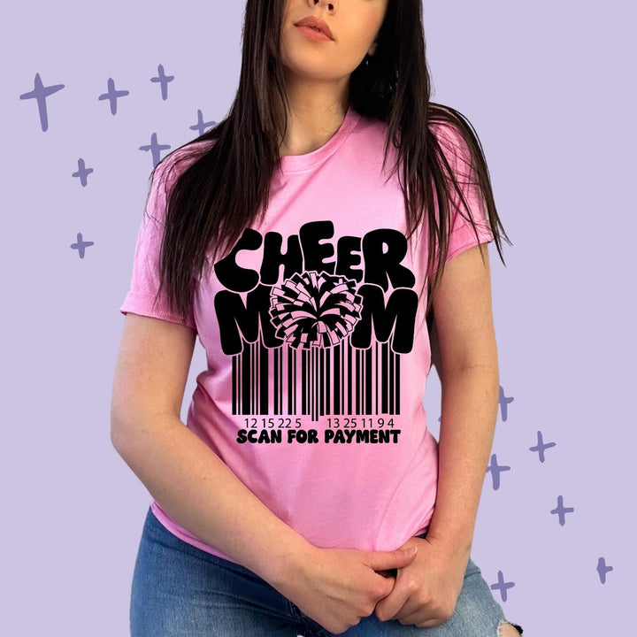 Funny Cheer Mom Barcode Shirt