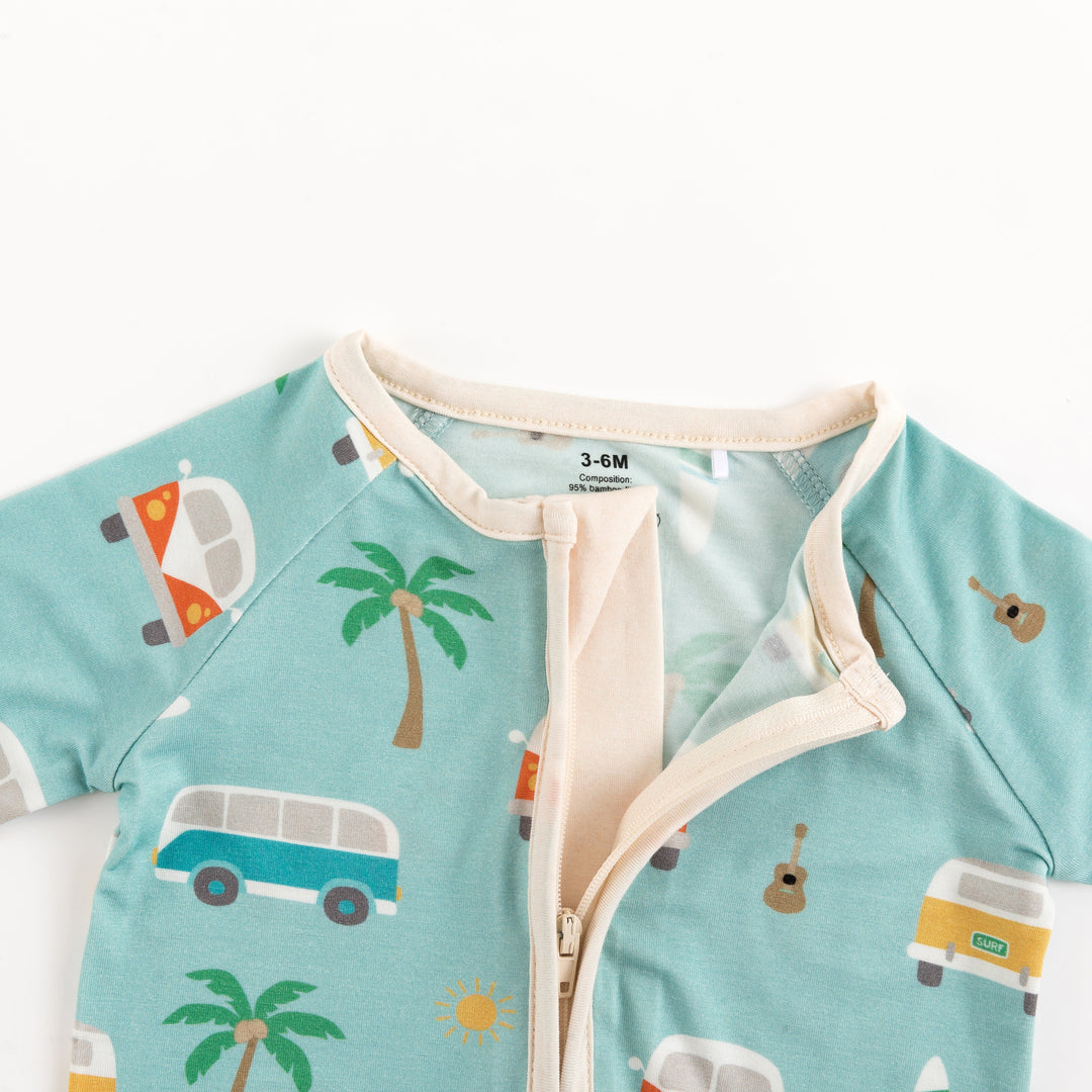 Coastal Cruising (Convertible Zip Footies)