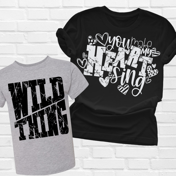 Wild Thing Mommy and Me Matching Shirts