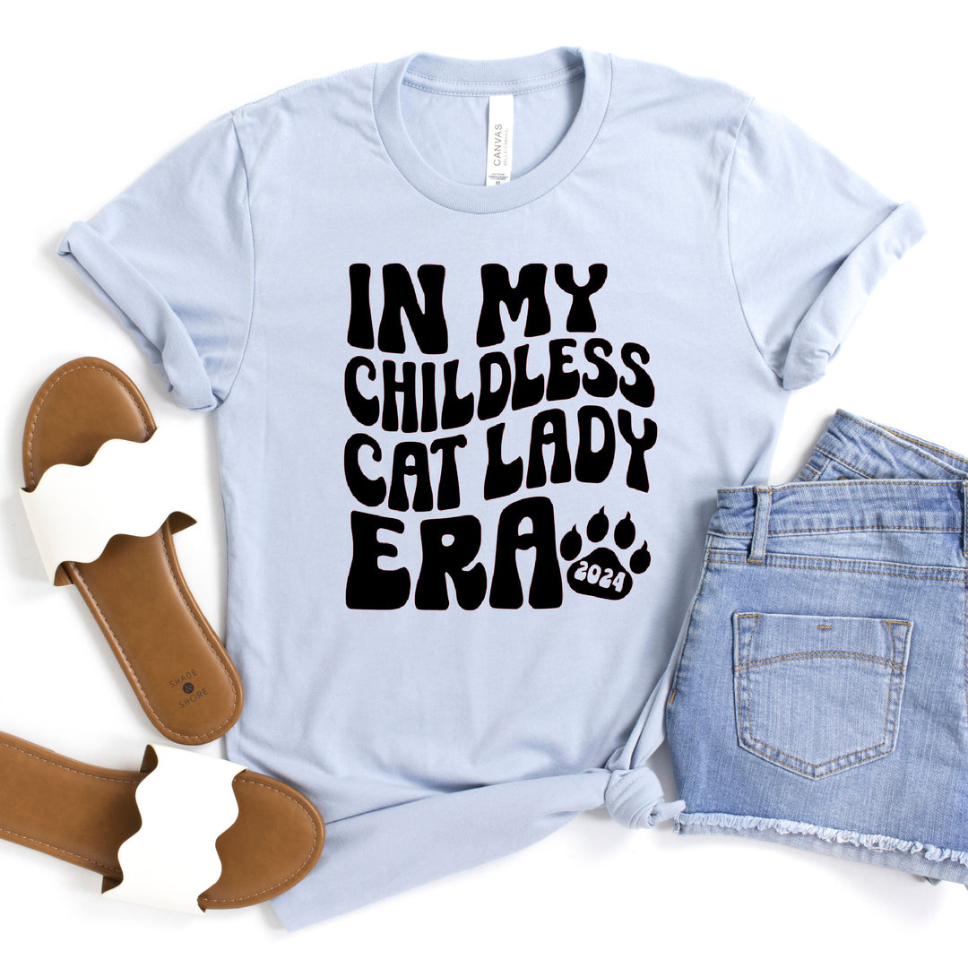 In My Cat Lady Era | Adult Unisex Short Sleeve Tee | Election 2024