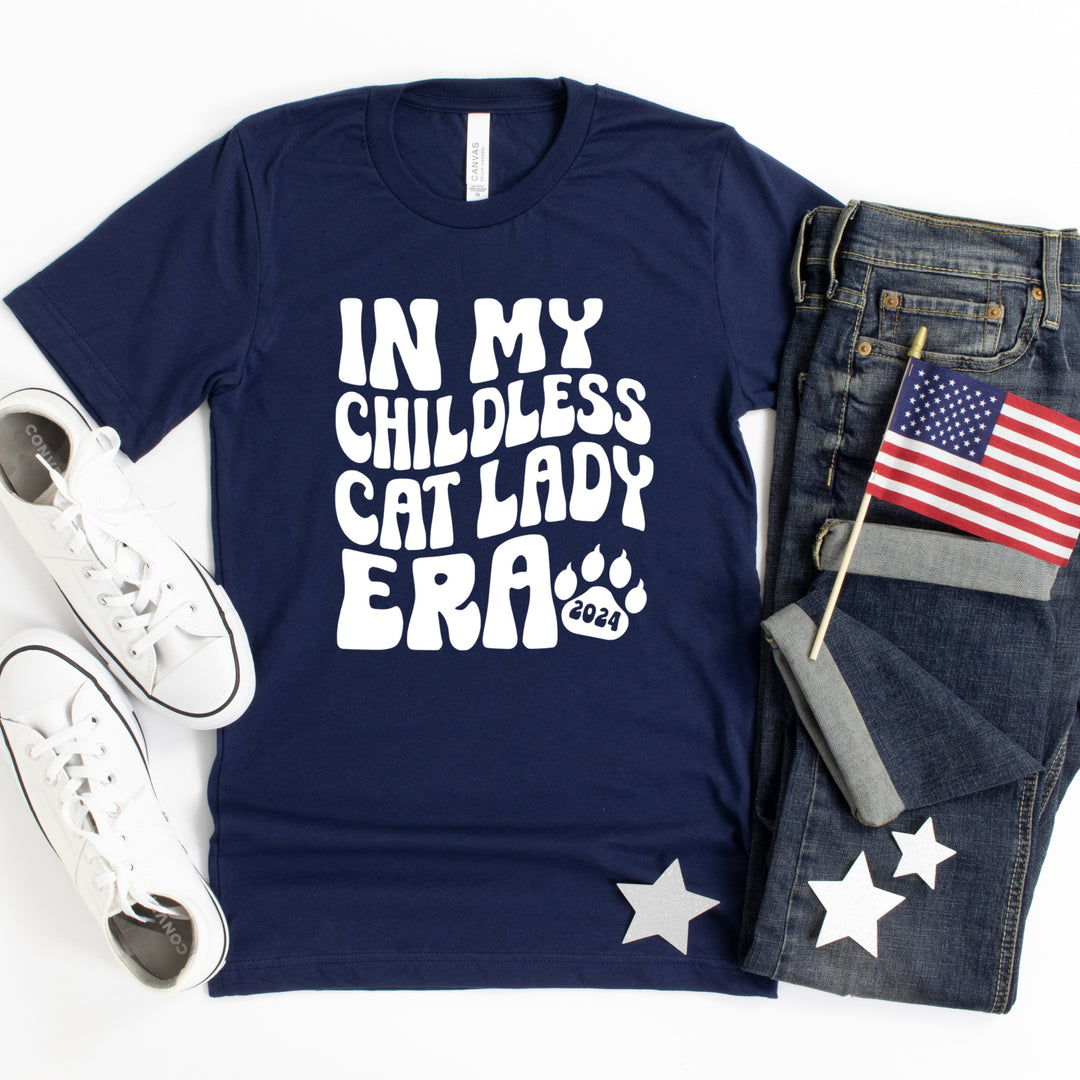 In My Cat Lady Era | Adult Unisex Short Sleeve Tee | Election 2024