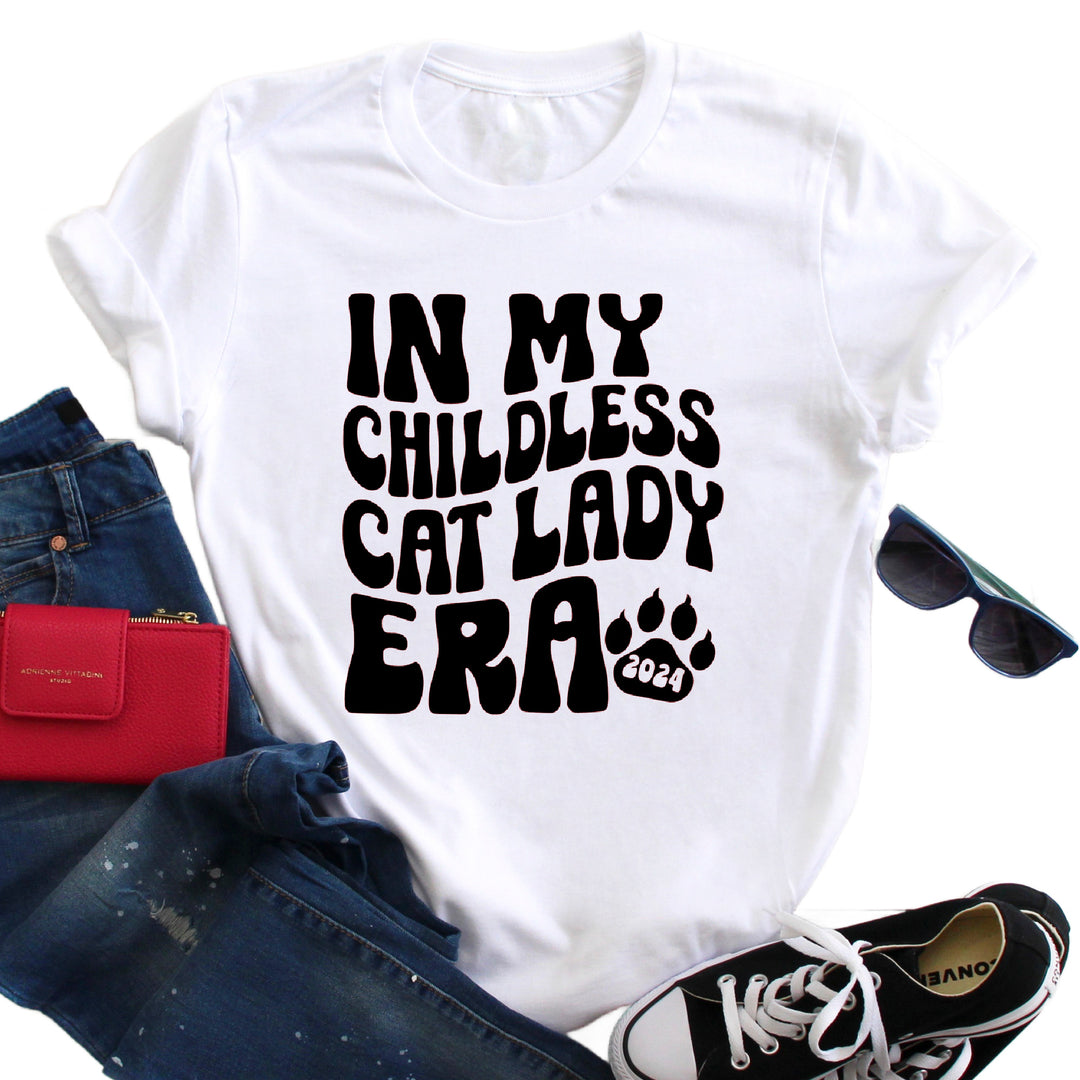 In My Cat Lady Era | Adult Unisex Short Sleeve Tee | Election 2024