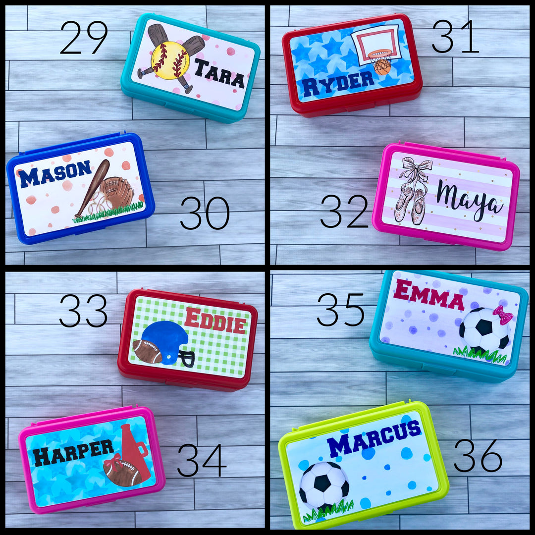 Back to School Kids Personalized Pencil Box