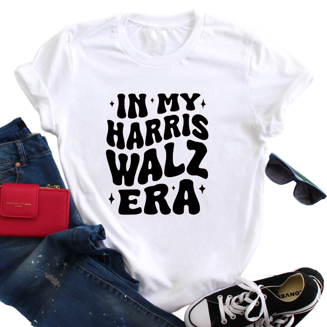 In My Harris Walz Era | Adult Unisex Short Sleeve Tee | Election 2024