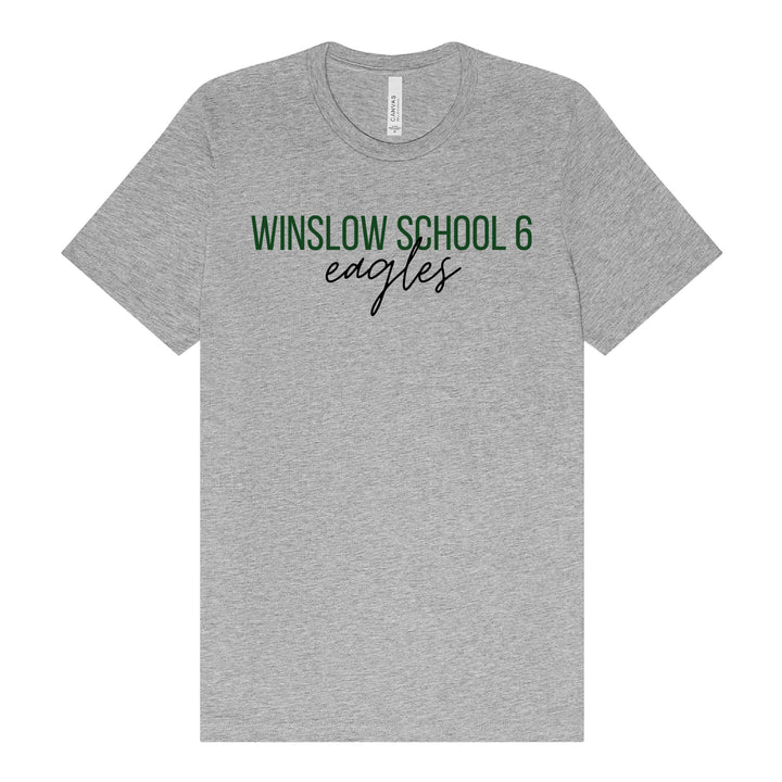 Winslow School 6 Eagles | Adult Unisex Short Sleeve Tee | Winslow School 6 Fundraiser