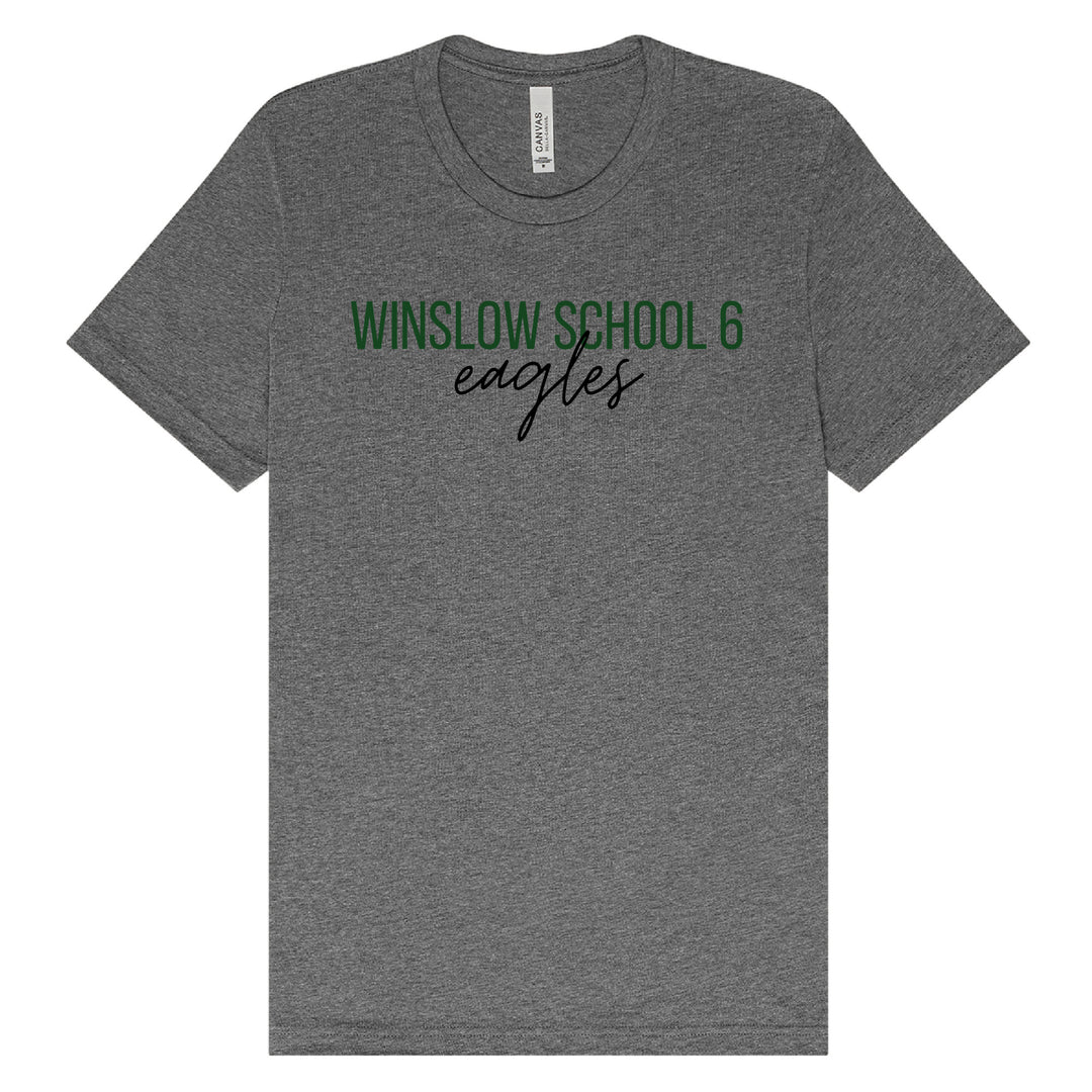 Winslow School 6 Eagles | Adult Unisex Short Sleeve Tee | Winslow School 6 Fundraiser