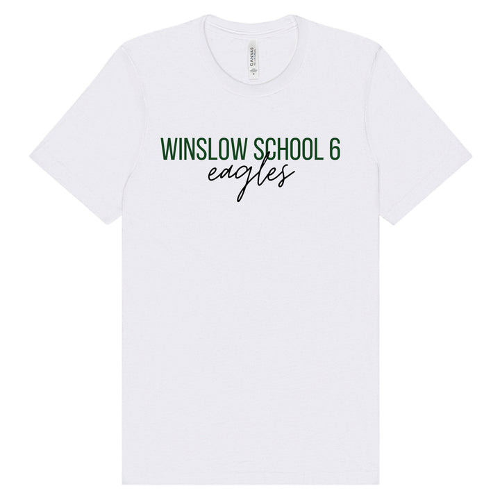 Winslow School 6 Eagles | Adult Unisex Short Sleeve Tee | Winslow School 6 Fundraiser