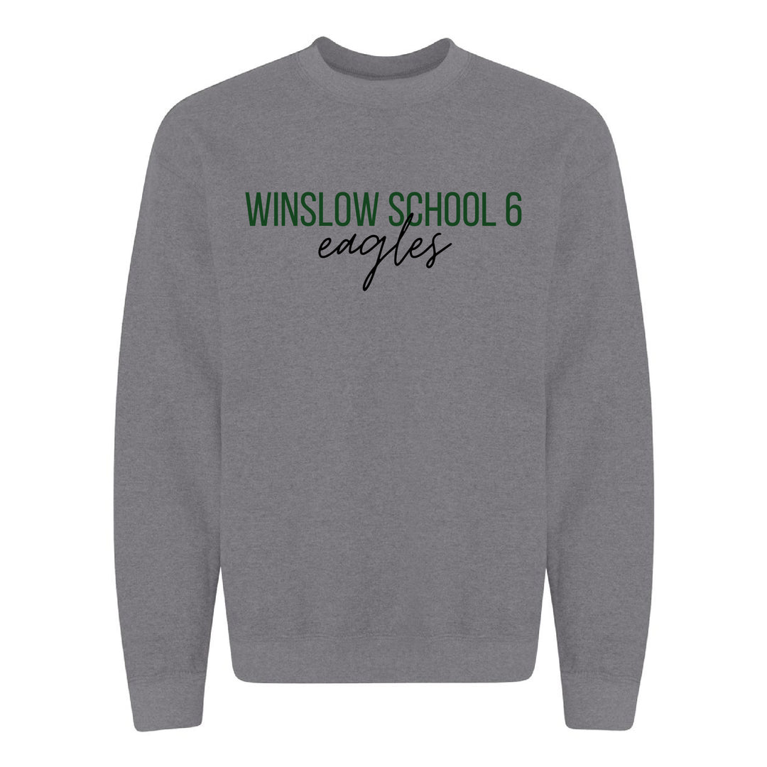 Winslow School 6 Eagles | Adult Unisex Crew Neck Sweatshirt | Winslow School 6 Fundraiser