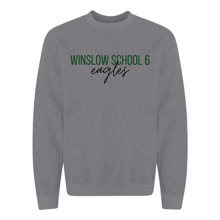 Winslow School 6 Eagles | Adult Unisex Crew Neck Sweatshirt | Winslow School 6 Fundraiser