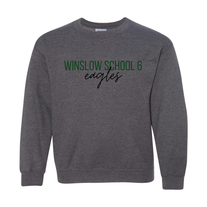 Winslow School 6 Eagles | Youth Unisex Crew Neck Sweatshirt | Winslow School 6 Fundraiser