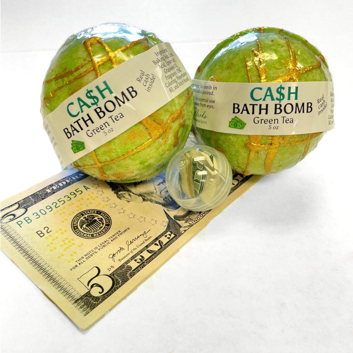 Christmas Cash Money Bath Bombs - Oily BlendsChristmas Cash Money Bath Bombs