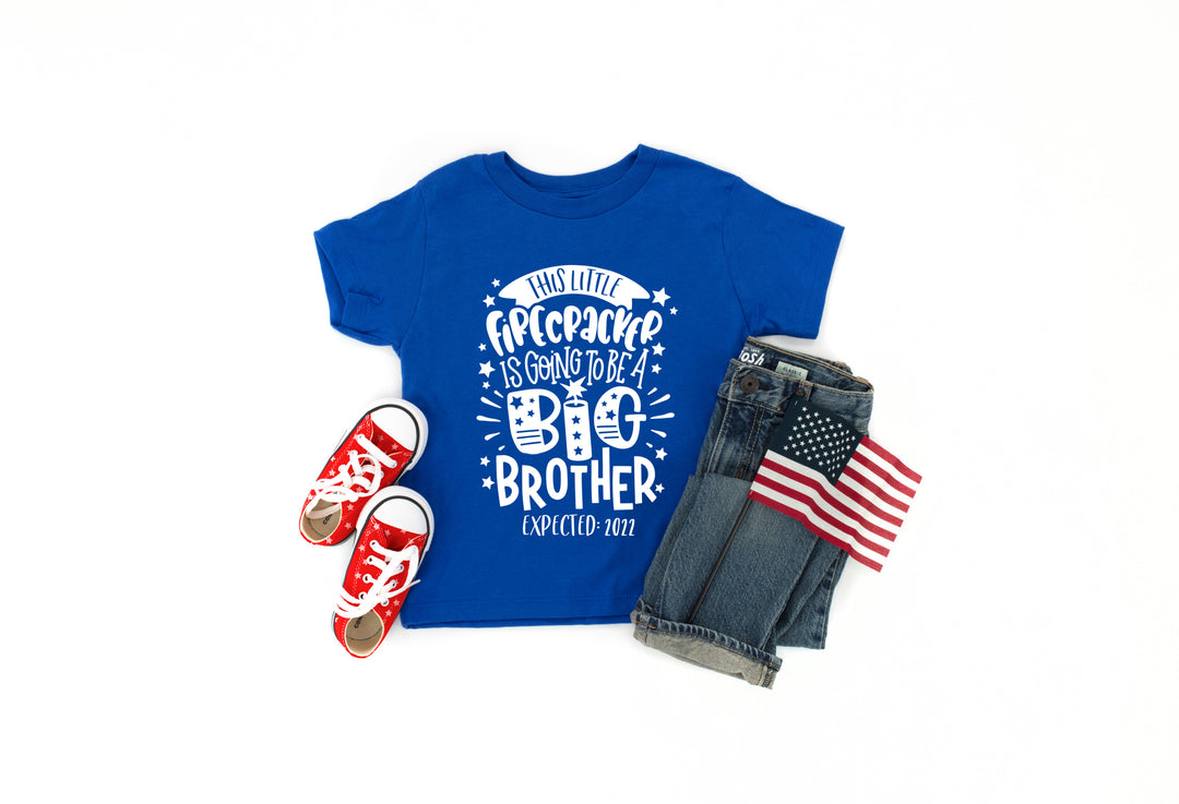 Fourth of July Pregnancy Reveal Matching Family Shirts - Simply Crafty
