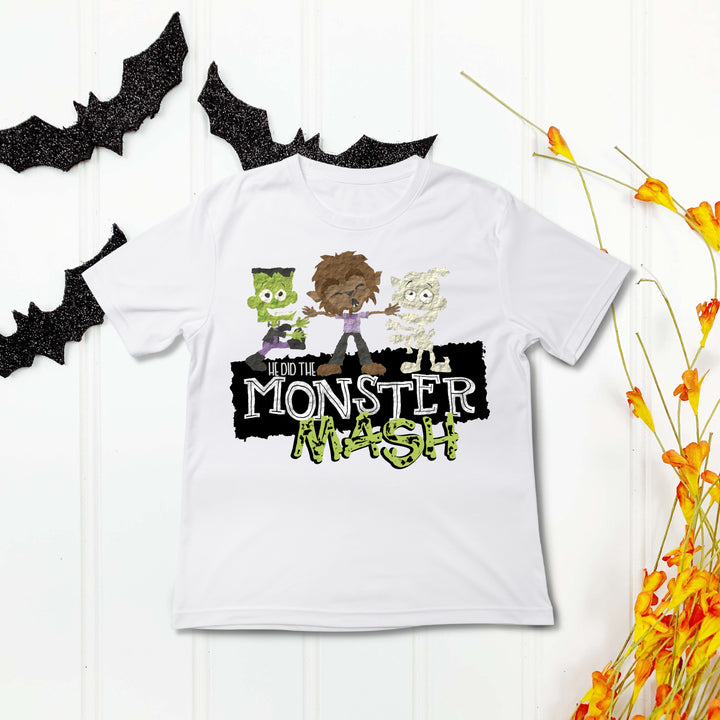 Monster Mash Kids Halloween Graphic Tee