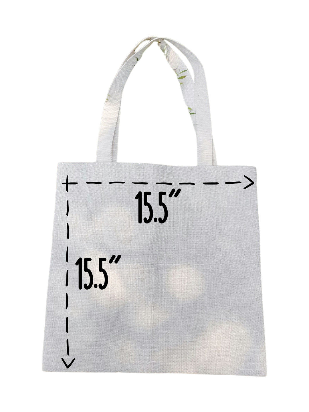 Halloween Floral Ghost Linen Tote Bag - Simply Crafty