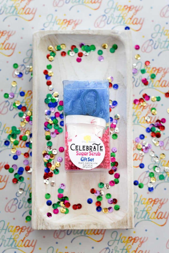 Celebrate Sugar Scrub Gift Sets - Oily BlendsCelebrate Sugar Scrub Gift Sets