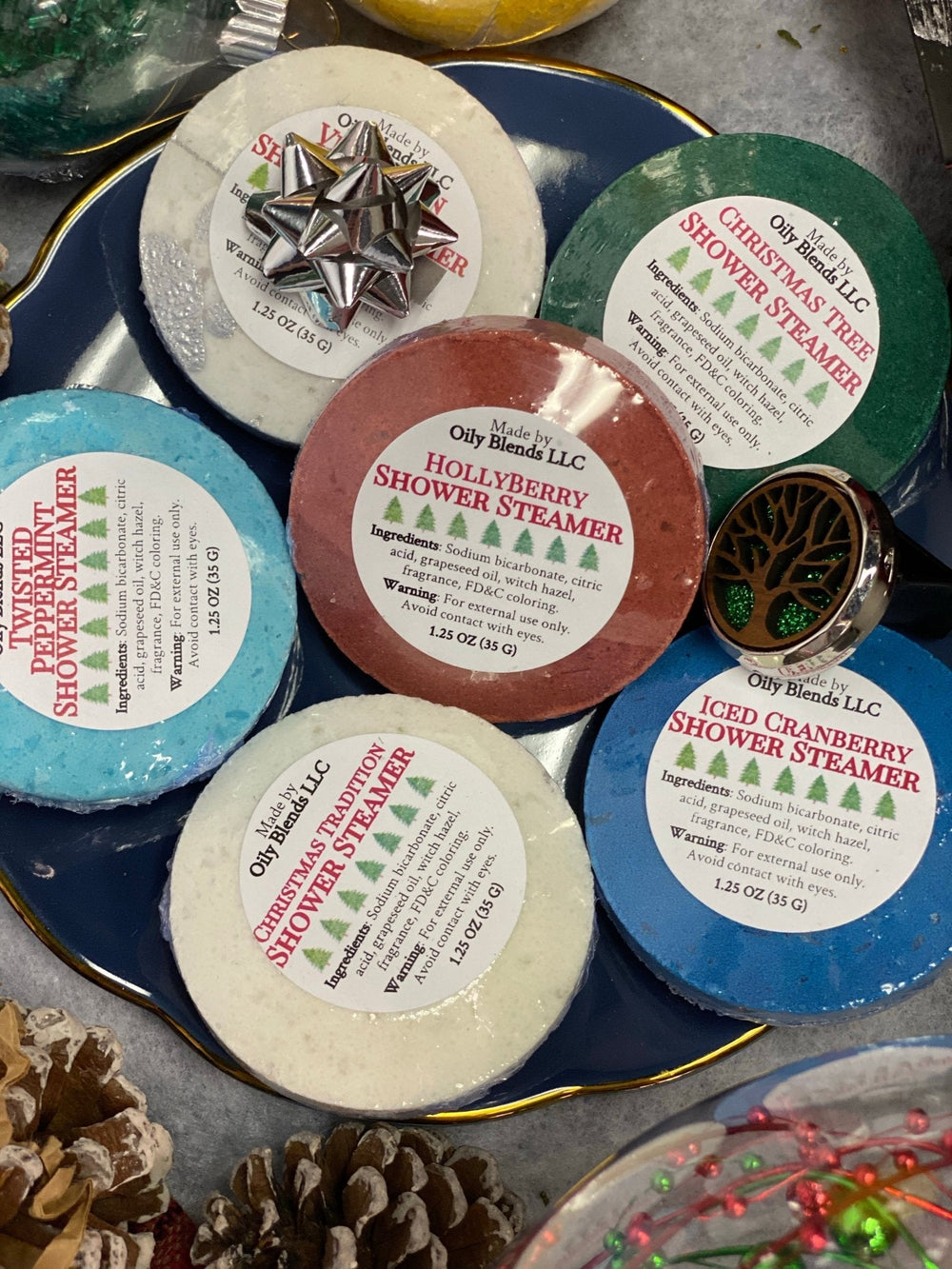 Christmas Shower Steamers - Oily BlendsChristmas Shower Steamers