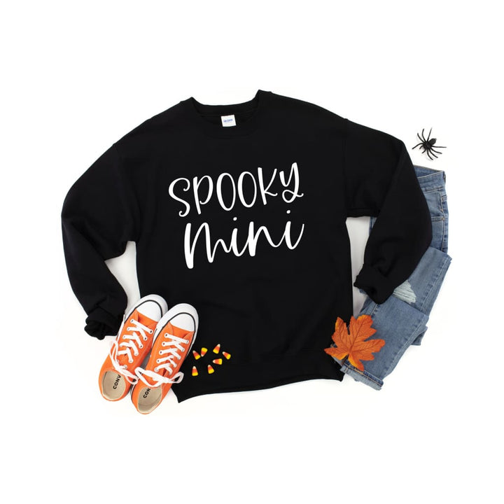 Girls Halloween Spooky Mini Matching Fall Kids Sweatshirt - Simply Crafty