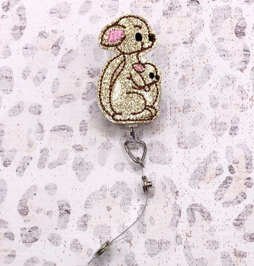 Kangaroo Badge Reel, Animal Badge Reel, Birthday Gifts for Her, Mother –  Simply Crafty