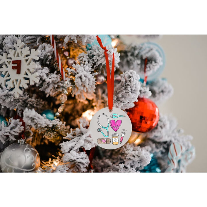 Nurse Christmas Ornament Holiday Decor Christmas Decoration - Simply Crafty