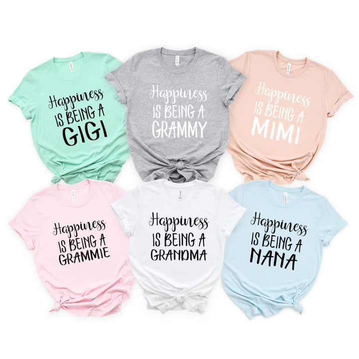 Personalized Grandma Mothers Day Bella Canvas Shirt - Simply Crafty