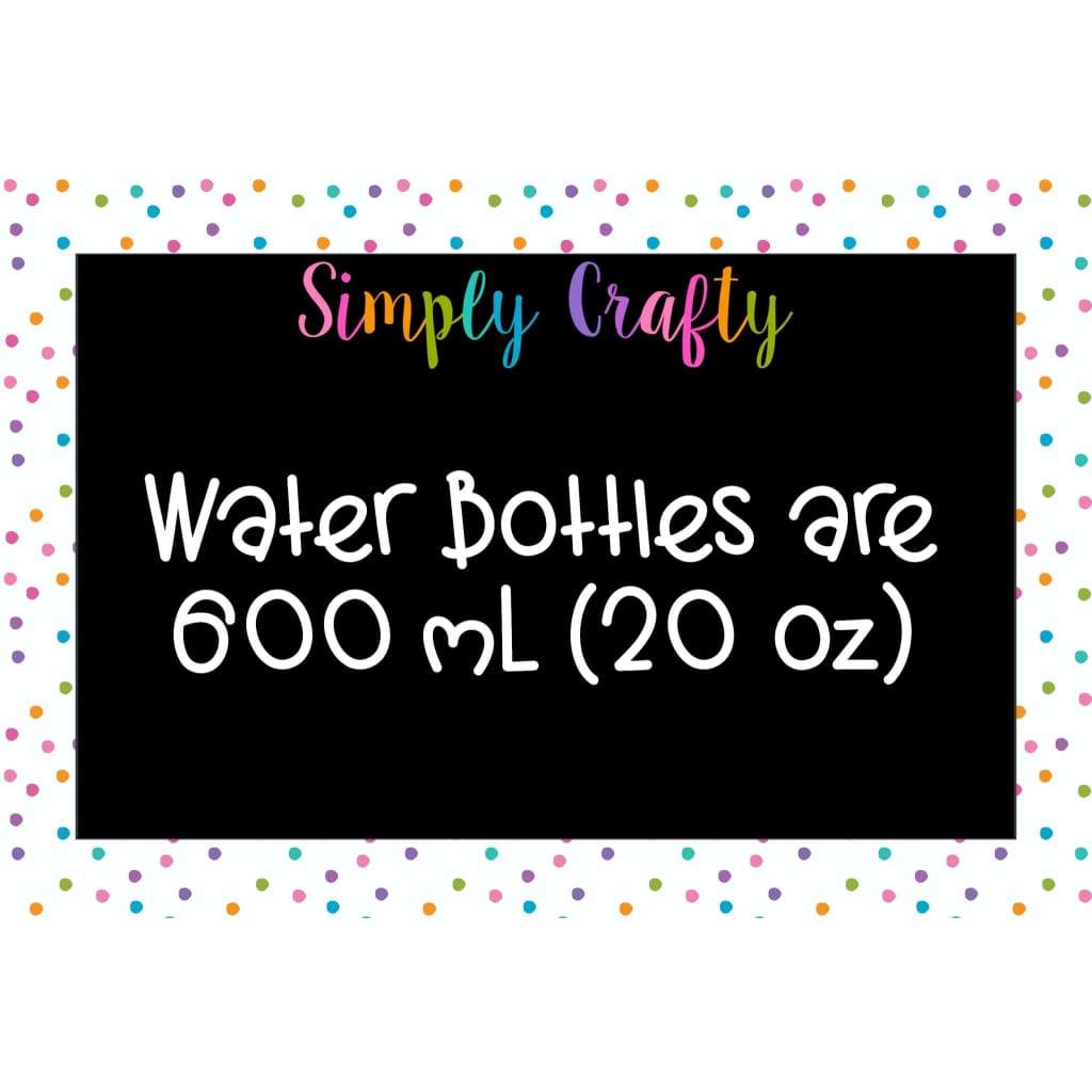 Personalized Rainbow Cheetah Girls 20 oz Metal Water Bottle - Simply Crafty