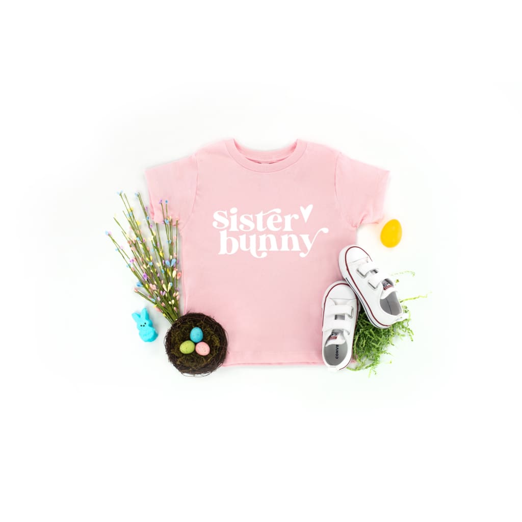 Sister Bunny Girls Easter Shirt - Simply Crafty