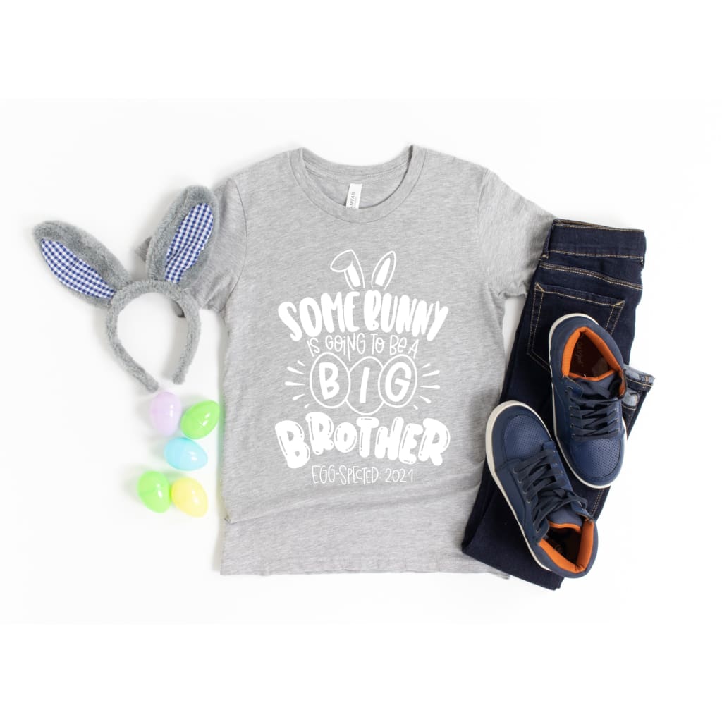 Some Bunny is Going to Be a Big Brother Boys Easter Shirt - Simply Crafty