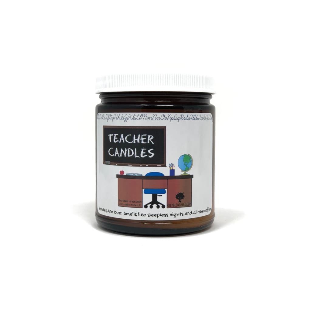 Teacher Candles - 50 Hour Burn Time Soy Wax Candles - Simply Crafty