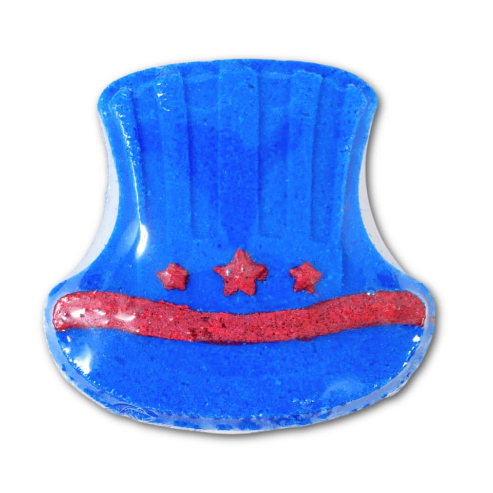 Uncle Sam's Hat Bath Bombs - Simply Crafty