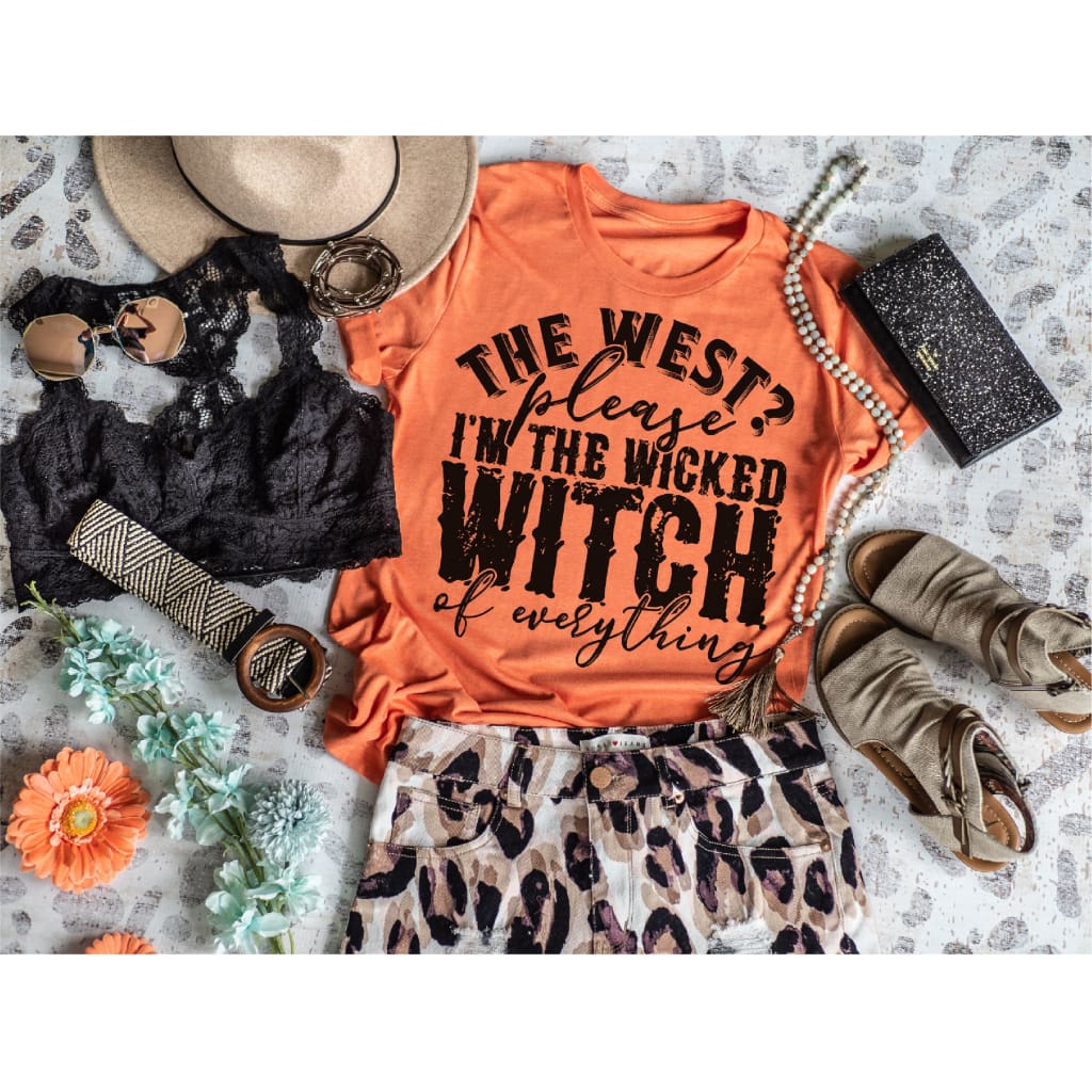 Wicked Witch of the West Ladies Halloween Shirt - Simply Crafty
